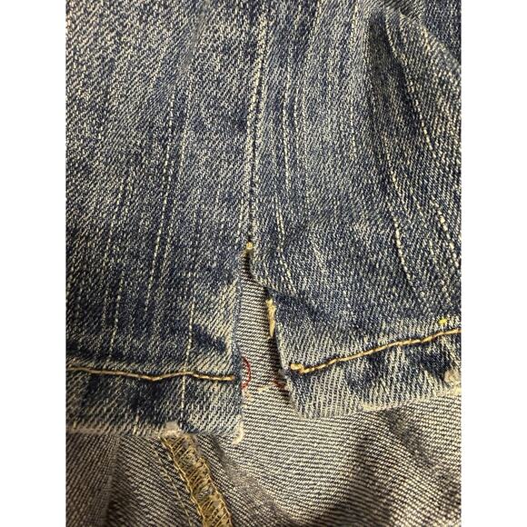 AMERICAN EAGLE Jeans Womens 12 Bootcut Hipster Flare Spilt Hem Low Rise Stretch - Picture 6 of 14